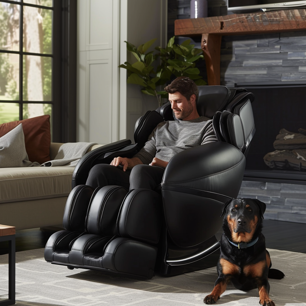 Blissful Touch Big & Tall Air Compression Lounger